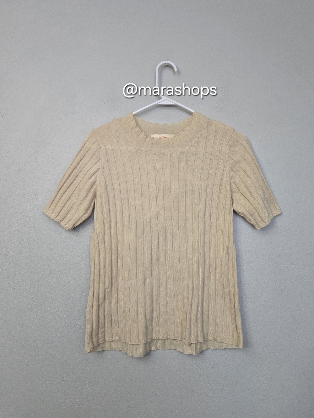 Kilte The Andrea Ribbed Sweater Tee - Picture 3 of 9